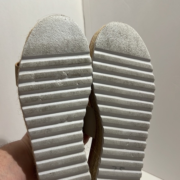 Chinese Laundry womens double strap rope bottoms platform sandal - Picture 4 of 5